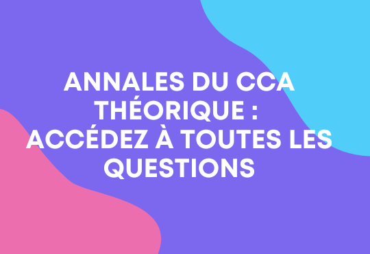 Annales CCA Théorique