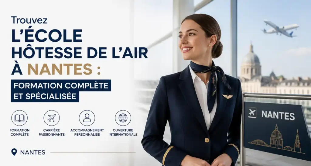 Trouvez l&rsquo;École Hôtesse de l&rsquo;Air à Nantes : Formation Complète et Spécialisée