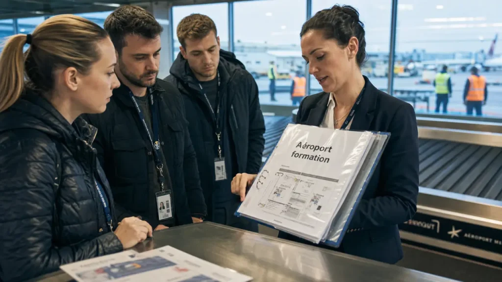 Formation aéroportuaire : choisir le bon parcours selon le métier, la durée et le présentiel