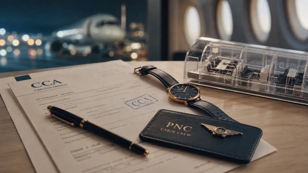 Passer le CCA : documents PNC, cabine avion et badge