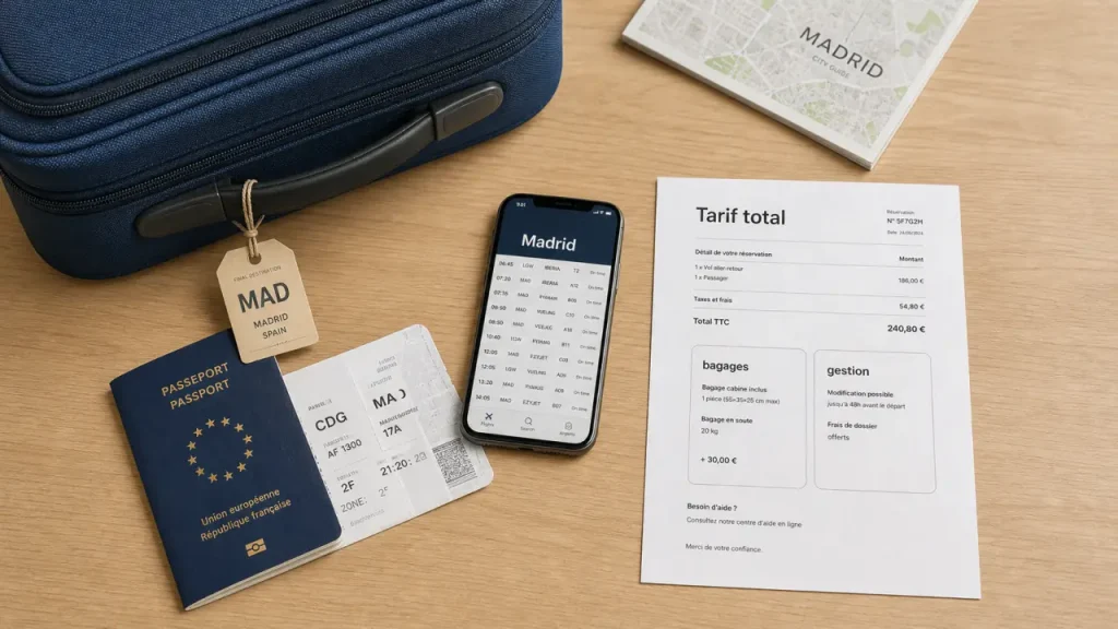 Compagnie aérienne espagnole : prix et bagages avant de réserver