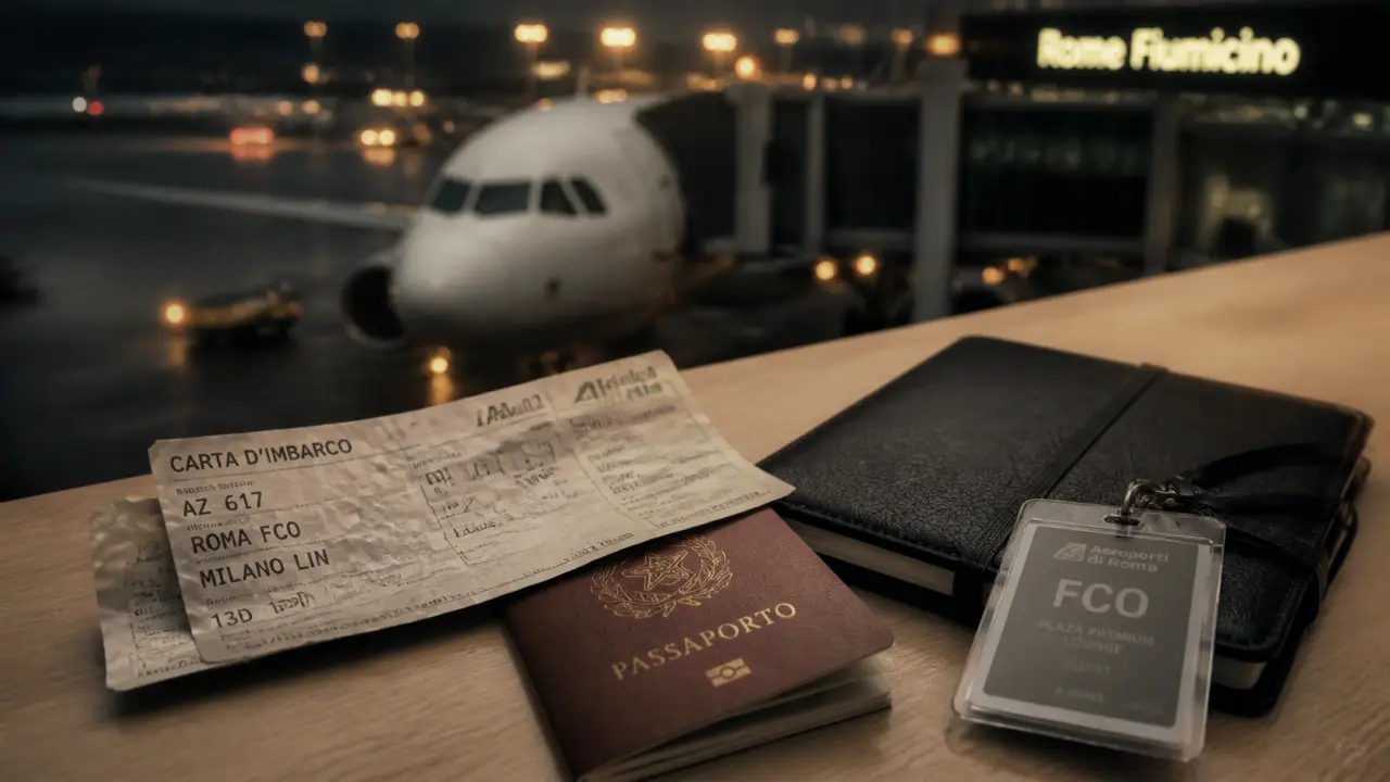 Compagnie aérienne italienne ITA Airways : carte d’embarquement et passeport