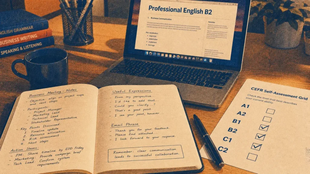 B2, C1 ou C2 : quel niveau d’anglais professionnel afficher sur un CV ?