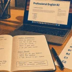 Niveau anglais professionnel B2 C1 C2 sur un CV, notes CECRL