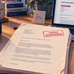 Exemplaire de la lettre de motivation imprimée à personnaliser