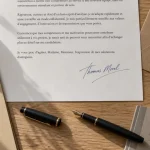 Fin de lettre de motivation : formule finale avec Je vous prie d’agréer et signature