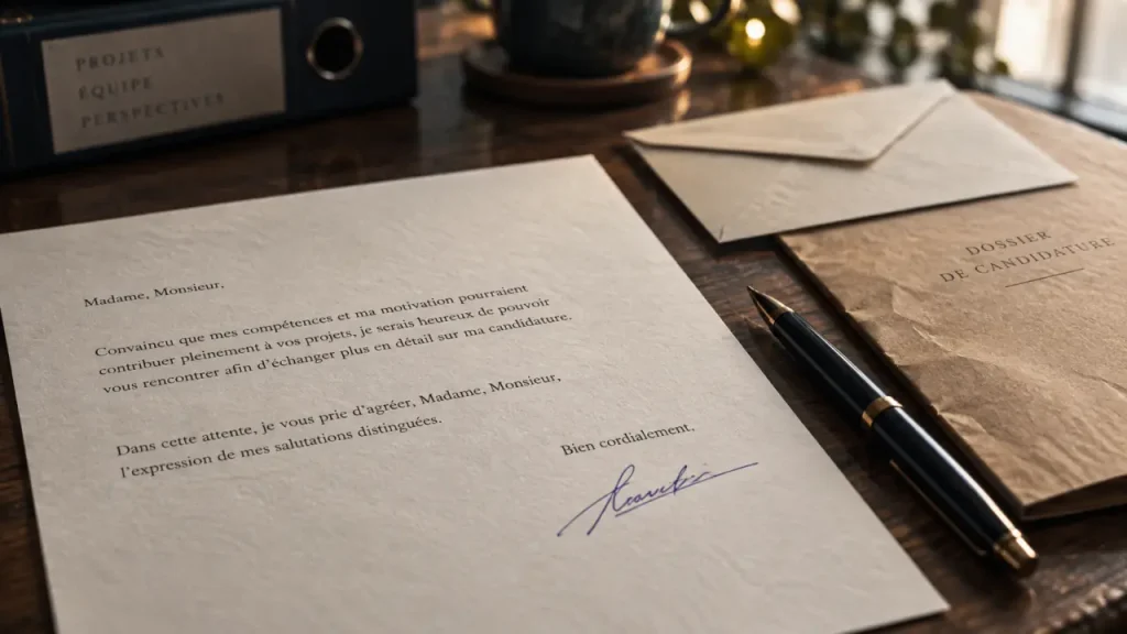 Finir une lettre de motivation : la formule qui ouvre la porte à l’entretien