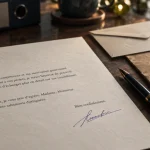 Finir une lettre de motivation : formule de politesse et signature