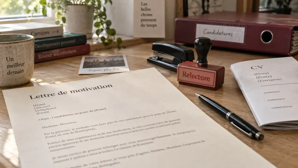 Une lettre de motivation passe-partout fait gagner du temps, à condition de la personnaliser