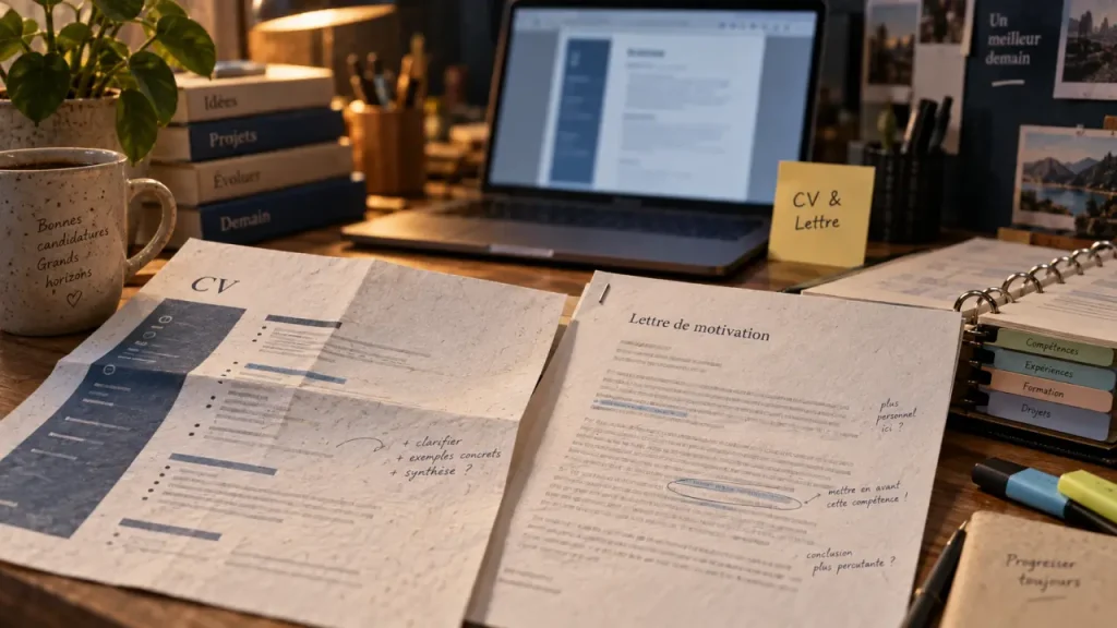 CV et lettre de motivation : deux documents pour rendre votre candidature cohérente