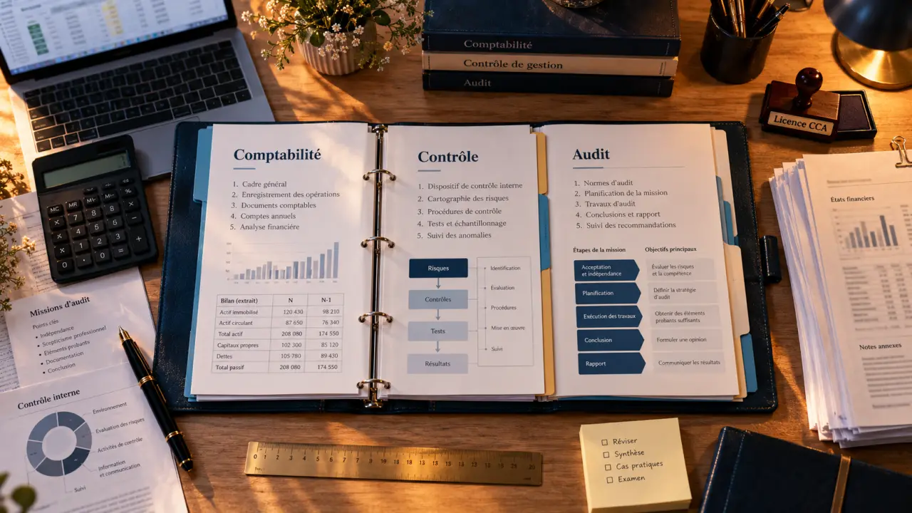 Licence CCA : comptabilité, contrôle et audit pour le master